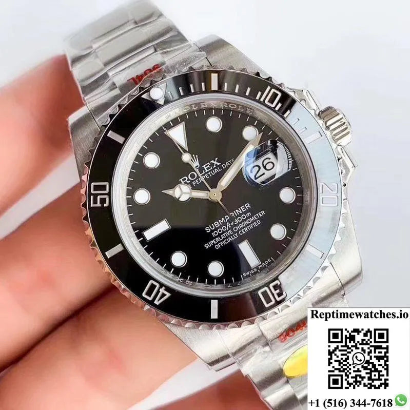 Replica Rolex Submariner Date Oyster 40Mm Oystersteel 116610Ln Noob Factory V10 Replica Black Dial Watch-Rep Time Watches