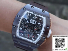 Richard Mille Chronograph RM011 KV Factory Brown Crystal Dial - Watches