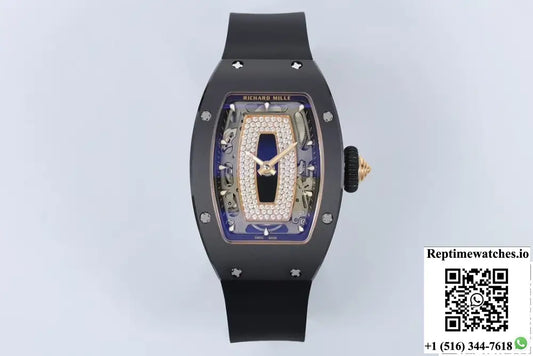 Richard Mille Ladies RM07-01 ZF Factory Black Rubber