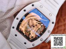 Richard Mille Polo Club Saint Tropez RM52-02 KV Factory Gold Horse Head Skeleton Dial - Watches