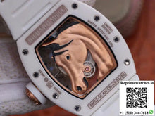 Richard Mille Polo Club Saint Tropez RM52-02 KV Factory Gold Horse Head Skeleton Dial - Watches