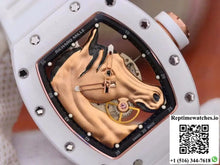 Richard Mille Polo Club Saint Tropez RM52-02 KV Factory Gold Horse Head Skeleton Dial - Watches