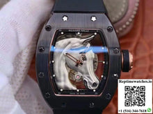 Richard Mille Polo Club Saint Tropez RM52-02 KV Factory White Horse Head Skeleton Dial - Watches