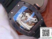 Richard Mille Polo Club Saint Tropez RM52-02 KV Factory White Horse Head Skeleton Dial - Watches