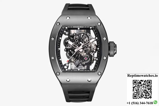 Richard Mille RM-055 BBR Factory Black Ceramic Case - Watches