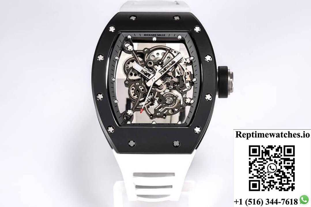 Richard Mille Rm-055 Bbr Factory Black Ceramic-Rep Time Watches