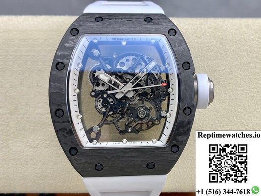 Richard Mille Rm-055 Bbr Factory Carbon Fiber Dial-Rep Time Watches