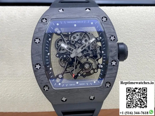 Richard Mille RM-055 BBR Factory Carbon Fiber - Watches