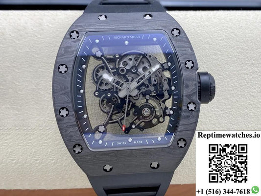 Richard Mille Rm-055 Bbr Factory Carbon Fiber-Rep Time Watches