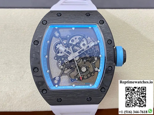 Richard Mille RM-055 BBR Factory Rubber Strap - Watches