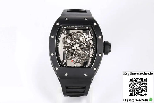Richard Mille RM-055 BBR Factory V2 Black Ceramic - Watches