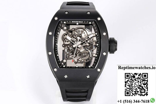 Richard Mille Rm-055 Bbr Factory V2 Black Ceramic-Rep Time Watches