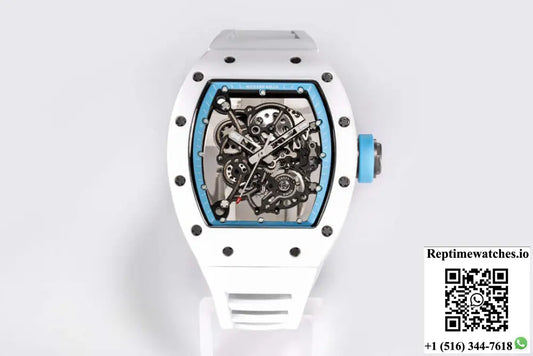 Richard Mille RM-055 BBR Factory White Ceramic Case - Watches