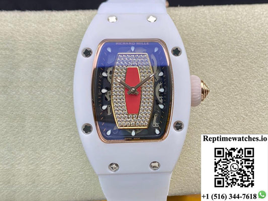 Richard Mille Rm 07-01 Rm Factory White Ceramic Case-Rep Time Watches