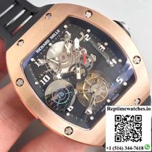Richard Mille RM001 Rose Gold Tourbillon JB Factory Black Dial - Watches