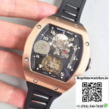Richard Mille RM001 Rose Gold Tourbillon JB Factory Black Dial - Watches
