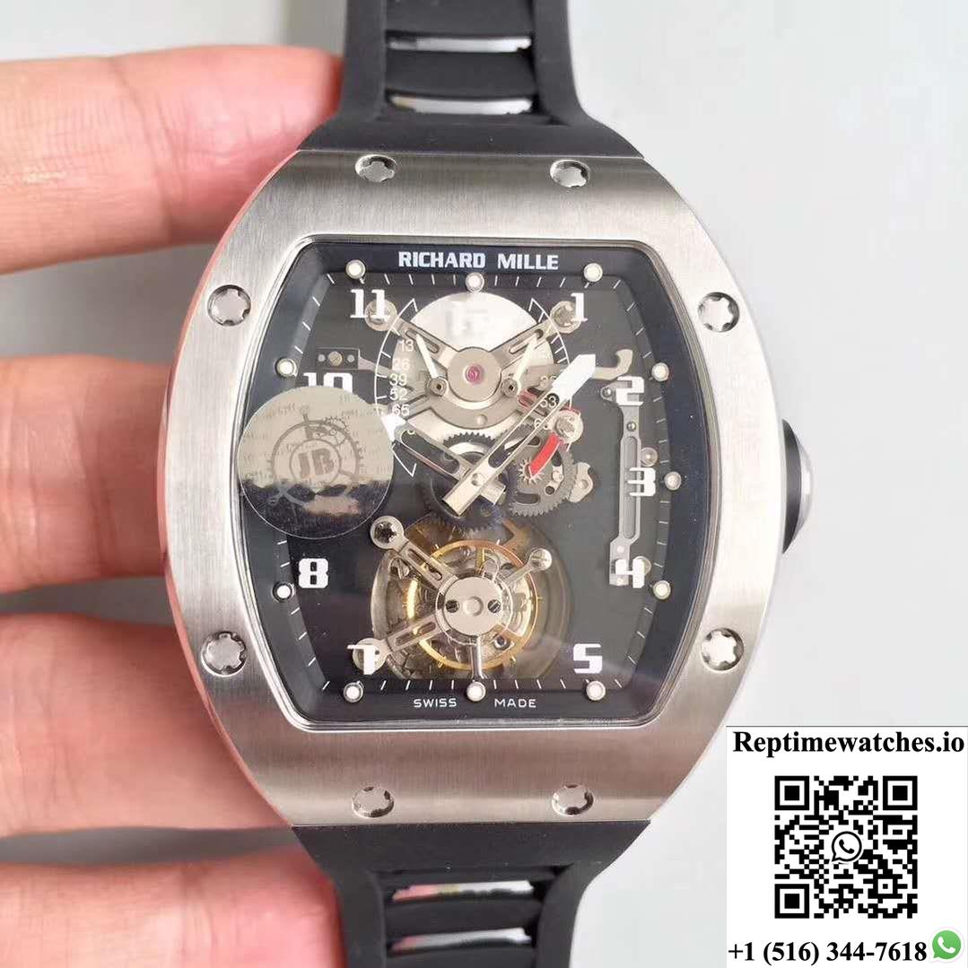 Richard Mille Rm001 Tourbillon Jb Factory Black Dial-Rep Time Watches