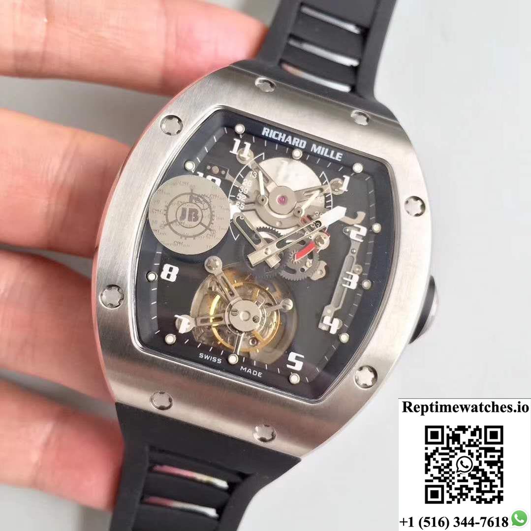 Richard Mille Rm001 Tourbillon Jb Factory Black Dial-Rep Time Watches