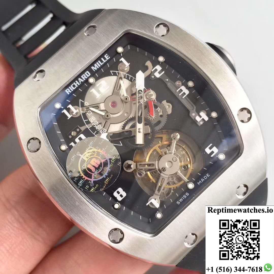 Richard Mille Rm001 Tourbillon Jb Factory Black Dial-Rep Time Watches