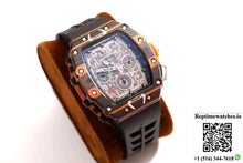 Richard Mille RM011-03 McLaren Automatic Flyback Chronograph KV Factory Skeleton Dial - Watches