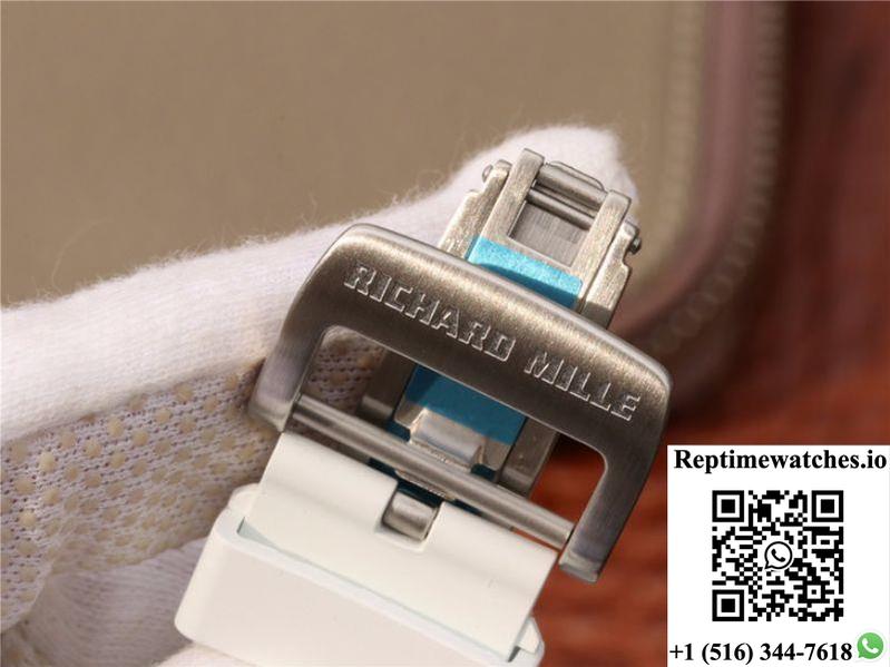 Richard Mille Rm011 Chronograph Kv Factory White Hollow Dial-Rep Time Watches