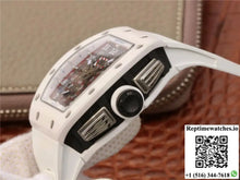 Richard Mille RM011 Chronograph KV Factory White Hollow Dial - Watches