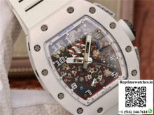 Richard Mille RM011 Chronograph KV Factory White Hollow Dial - Watches