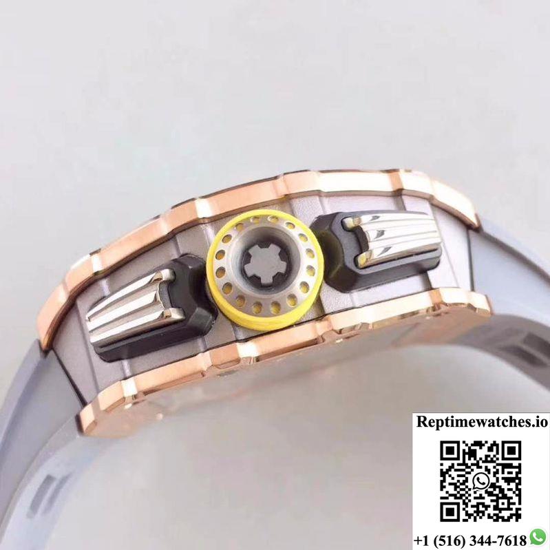 Richard Mille Rm011 Felipe Massa Chronograph Kv Factory Rose Gold Skeleton Dial-Rep Time Watches