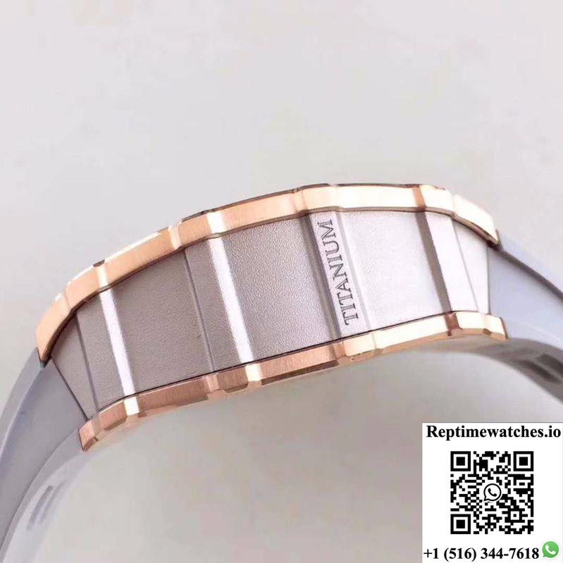 Richard Mille Rm011 Felipe Massa Chronograph Kv Factory Rose Gold Skeleton Dial-Rep Time Watches