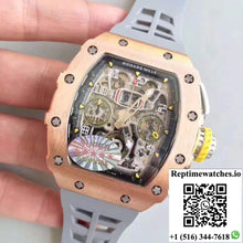 Richard Mille RM011 Felipe Massa Chronograph KV Factory Rose Gold Skeleton Dial - Watches