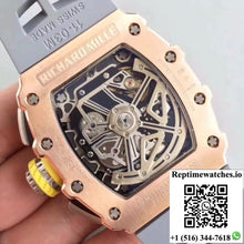 Richard Mille RM011 Felipe Massa Chronograph KV Factory Rose Gold Skeleton Dial - Watches