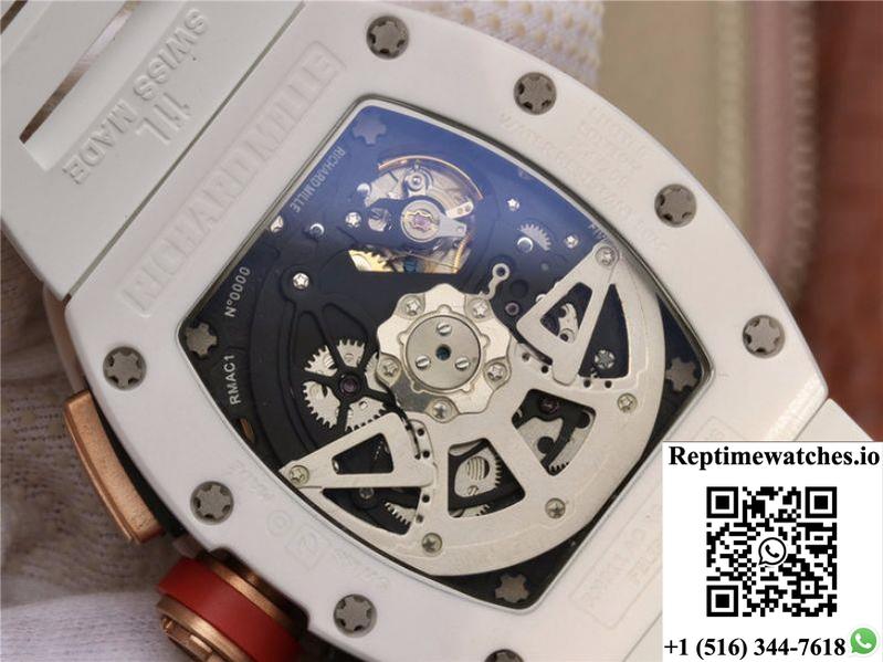 Richard Mille Rm011 Felipe Massa Flyback Dubai Chronograph Kv Factory Crystal Dial-Rep Time Watches