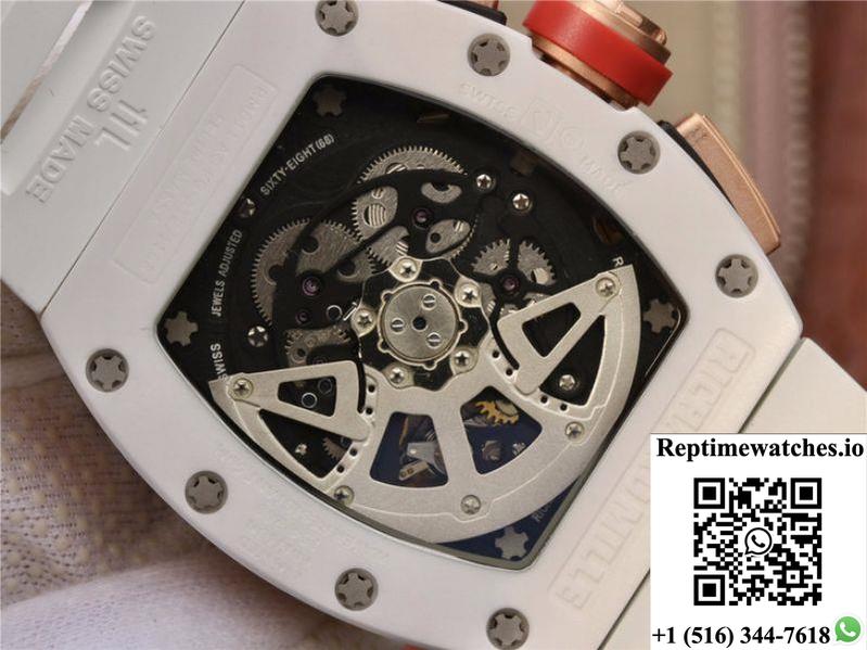 Richard Mille Rm011 Felipe Massa Flyback Dubai Chronograph Kv Factory Crystal Dial-Rep Time Watches