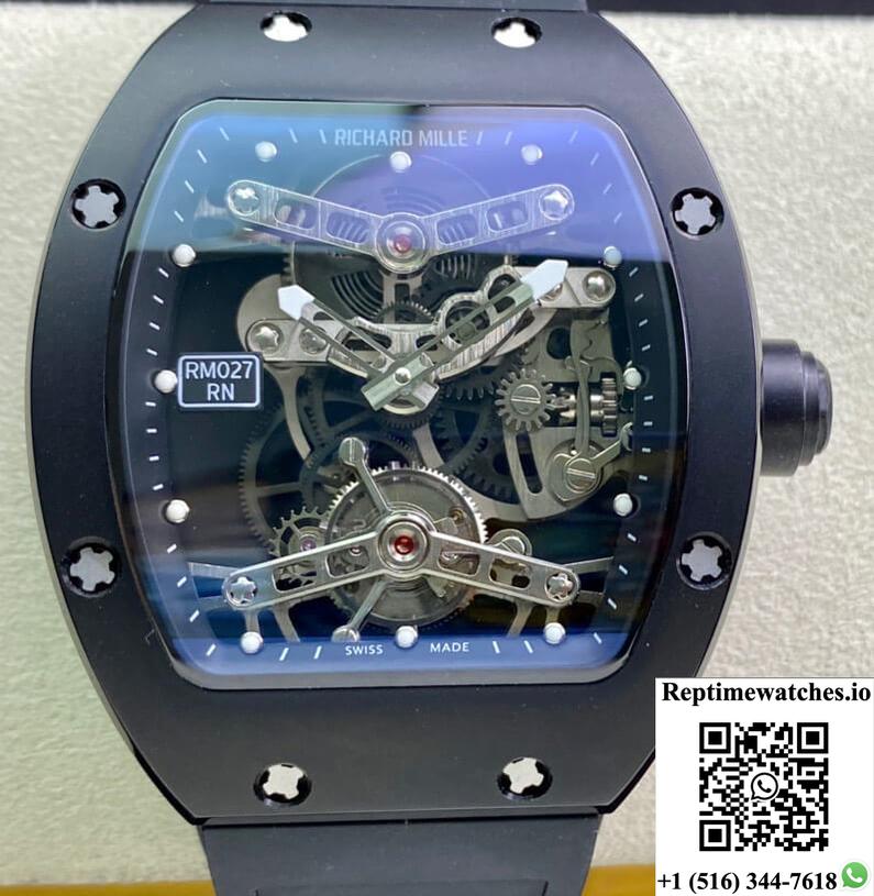 Richard Mille Rm027 Tourbillon Eur Factory Titanium Case-Rep Time Watches