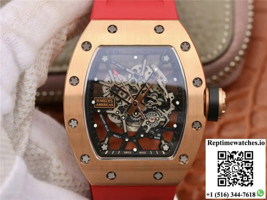 Richard Mille RM035 Americas KV Factory Rose Gold AI Factory