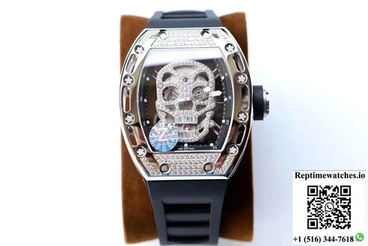 Richard Mille RM052 Titanium Z Factory Diamond Skull Dial - Watches