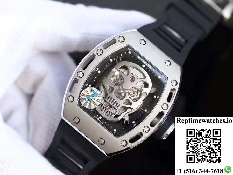 Richard Mille Rm052 Z Factory Titanium Black Dial-Rep Time Watches