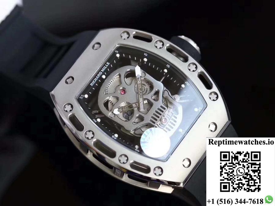 Richard Mille Rm052 Z Factory Titanium Black Dial-Rep Time Watches