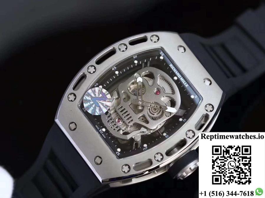 Richard Mille Rm052 Z Factory Titanium Black Dial-Rep Time Watches
