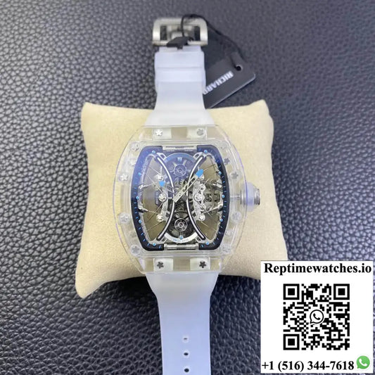 Richard Mille RM053-02 RM Factory Transparent Tourbillon Skeleton Dial - Watches