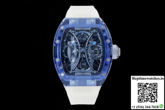 Richard Mille RM053-02 Tourbillon RM Factory Blue Transparent Case - Watches