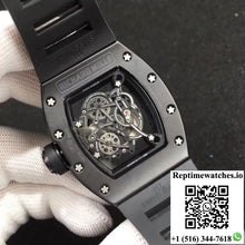 Richard Mille RM055 KV Factory Ceramic White Skeleton Dial - Watches