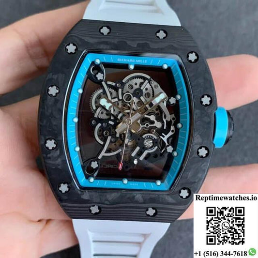 Richard Mille Rm055 Kv Factory V2 Skeleton Dial-Rep Time Watches
