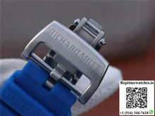 Richard Mille RM055 KV Factory White Ceramic Blue Hollow Dial - Watches