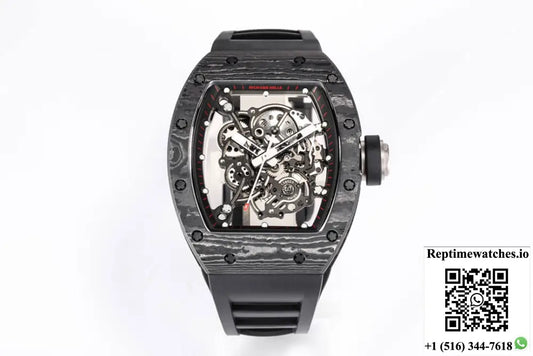 Richard Mille RM055 NTPT BBR Factory Black Carbon Fiber Dial - Watches
