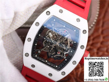 Richard Mille RM055 Red Strap KV Factory Skeleton Dial - Watches