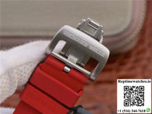 Richard Mille RM055 Red Strap KV Factory Skeleton Dial - Watches