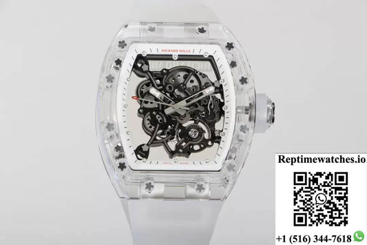 Richard Mille Rm055 Rm Factory Transparent Case-Rep Time Watches