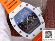 Richard Mille RM055 Skeleton Dial Orange Strap KV Factory V2 - Watches