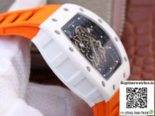 Richard Mille RM055 Skeleton Dial Orange Strap KV Factory V2 - Watches
